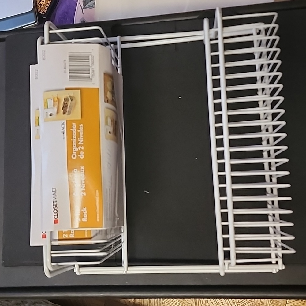 Two cabinet rack organizers